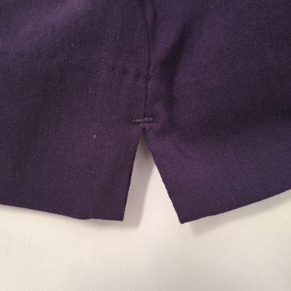 Ricki's Womens Stretch Crop Capris Pants Size 10 Purple  Summer Pool Golf Travel - Picture 9 of 16